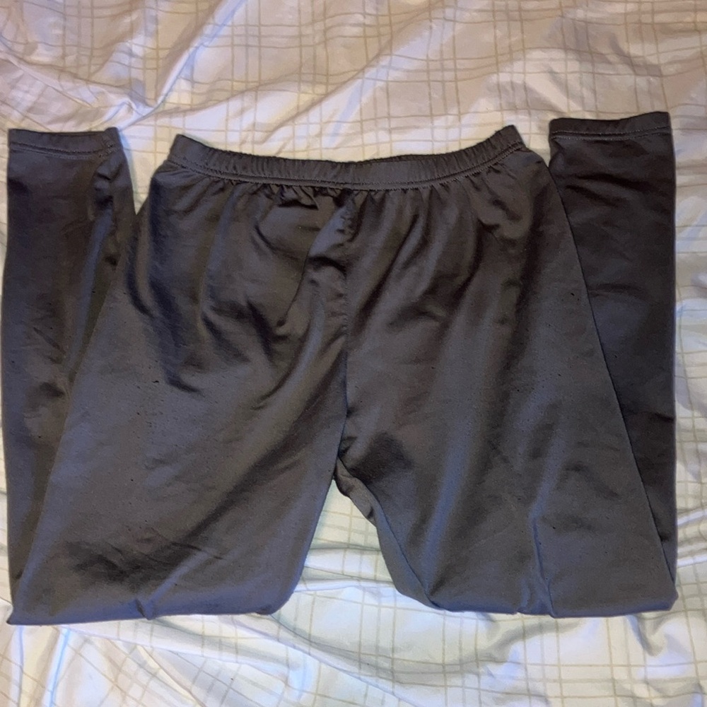 Thermajane- Gray Thermal Pants with Elastic Waistband